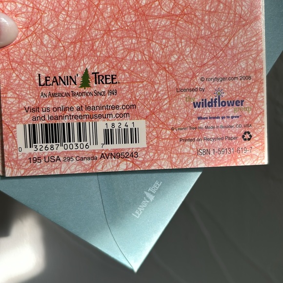 Leanin’ Tree Cards Anniversary Cute Vintage Love Voila Champagne Roses Valentine - Picture 7 of 7